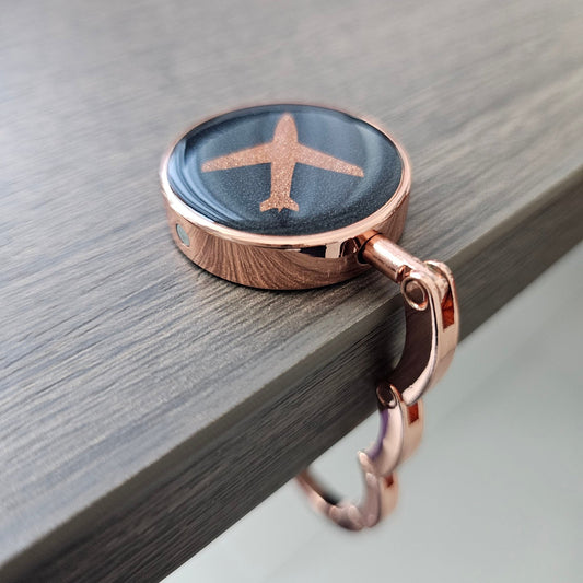 Purse Hook Airplane - Rosé - hooked DXB