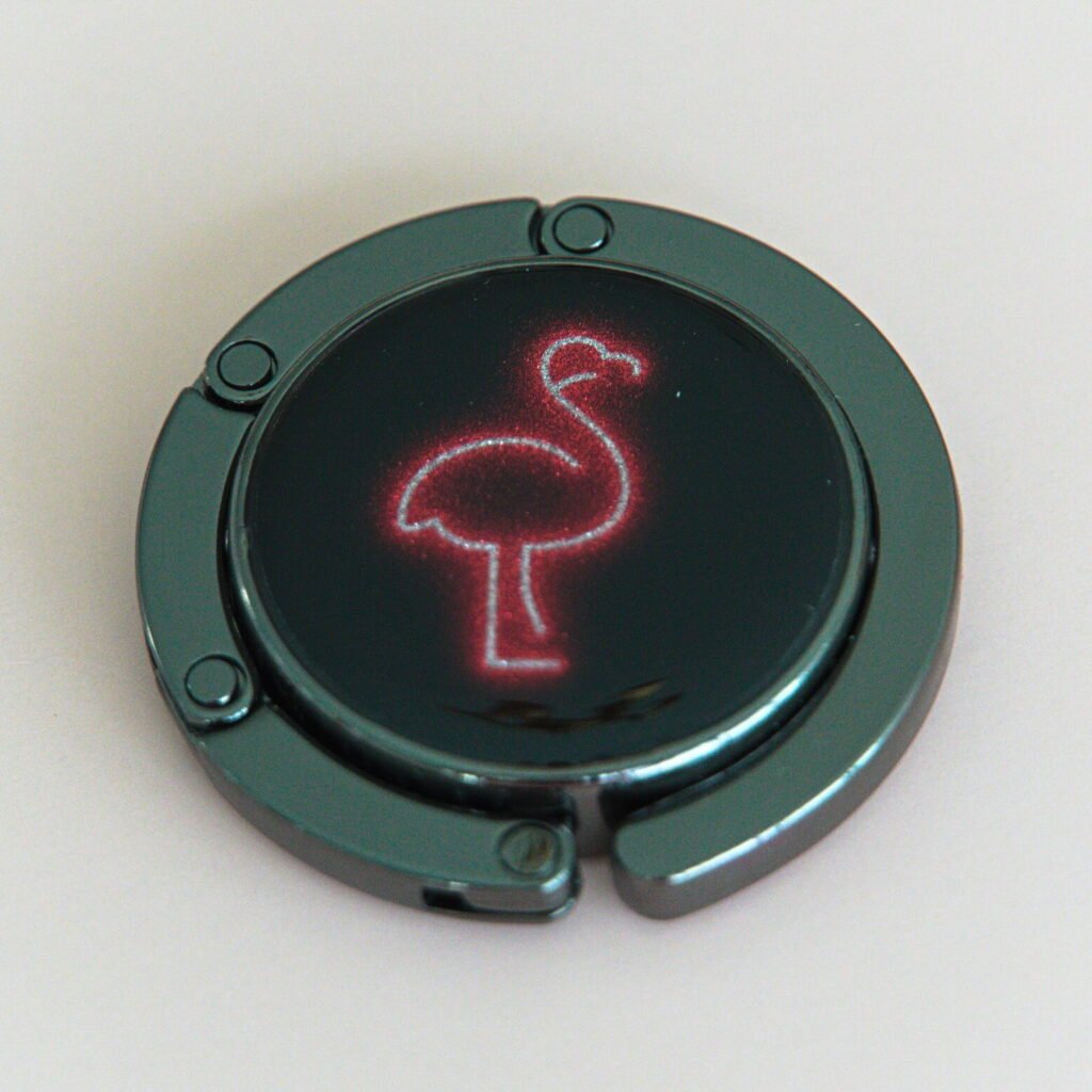 Purse hook neon