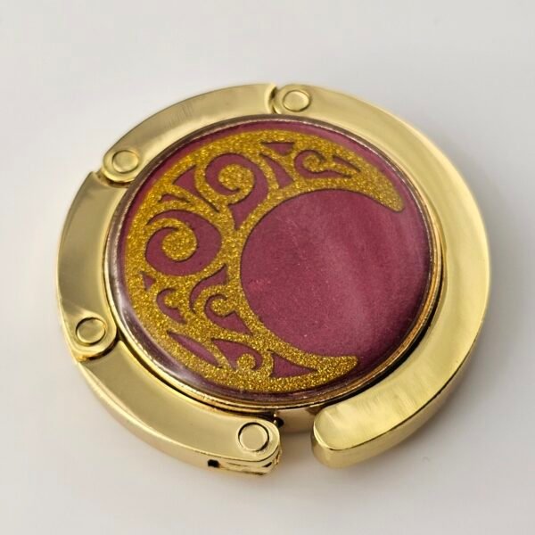Purse hook crescent red