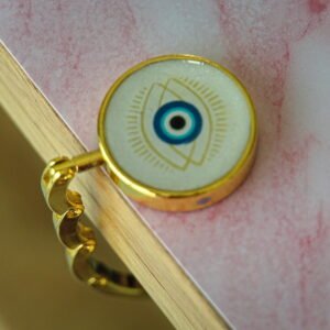 Purse hook evil eye