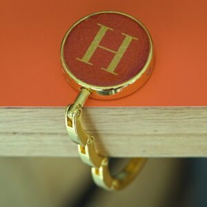 Purse hook initial