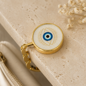 Purse hook evil eye
