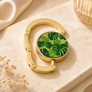 Purse hook Monstera