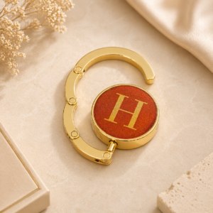 Purse hook initial