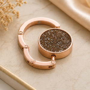 Purse hook Rose Glitter