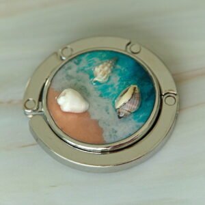 purse hook seashell