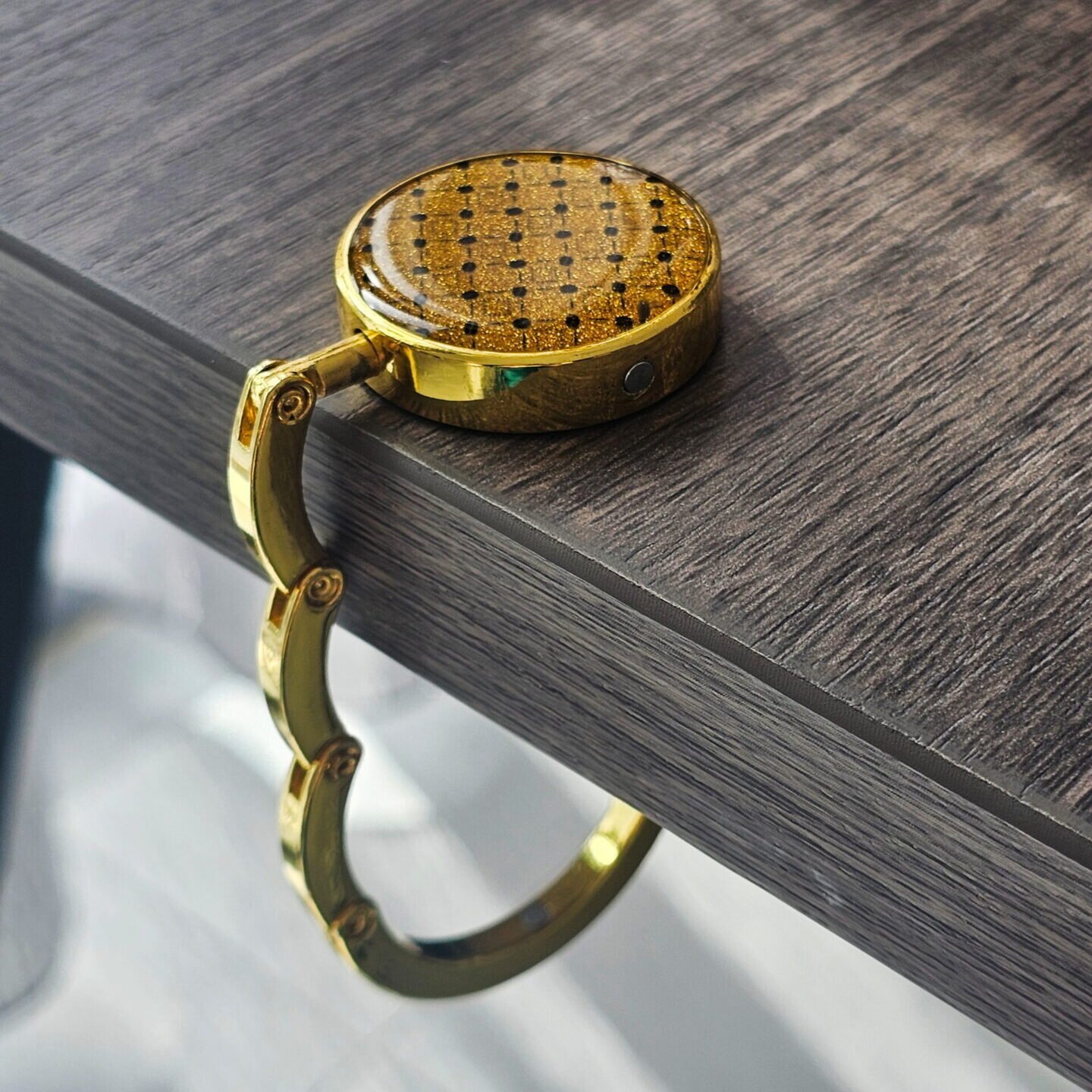 Purse Hook Arabesque Dots