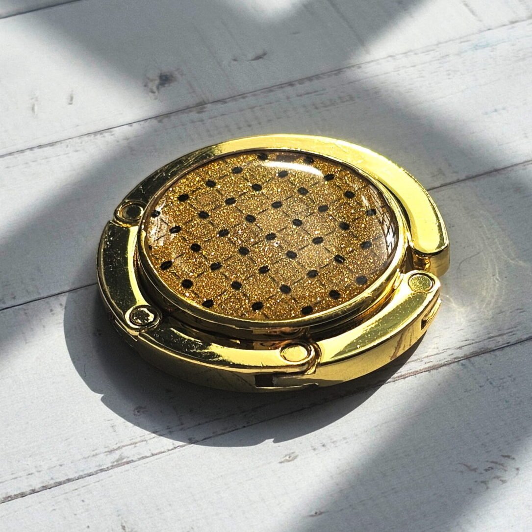 Purse Hook Arabesque Dots