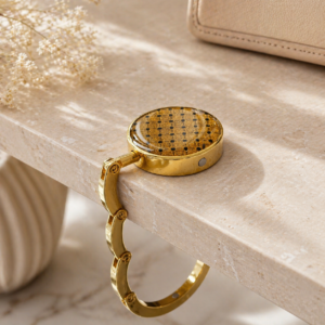 Purse Hook Arabesque Dots