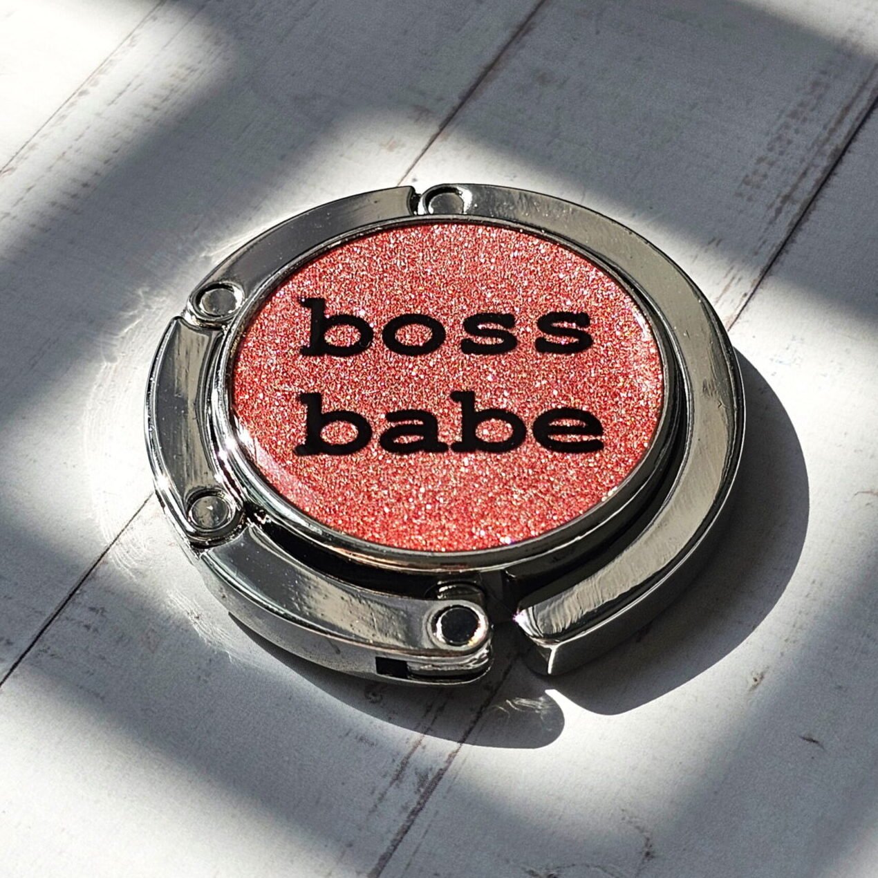 Purse Hook Boss Babe