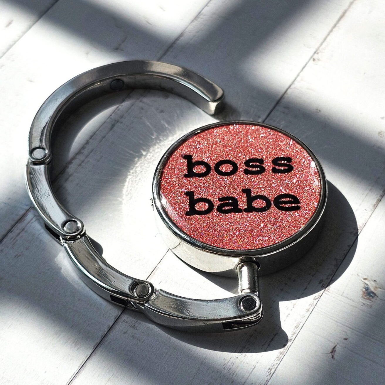 Purse Hook Boss Babe