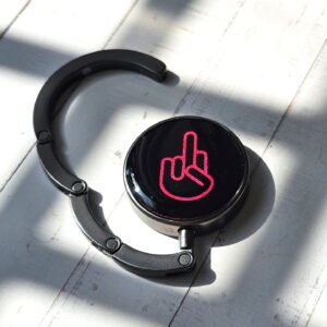 Purse Hook Middle Finger