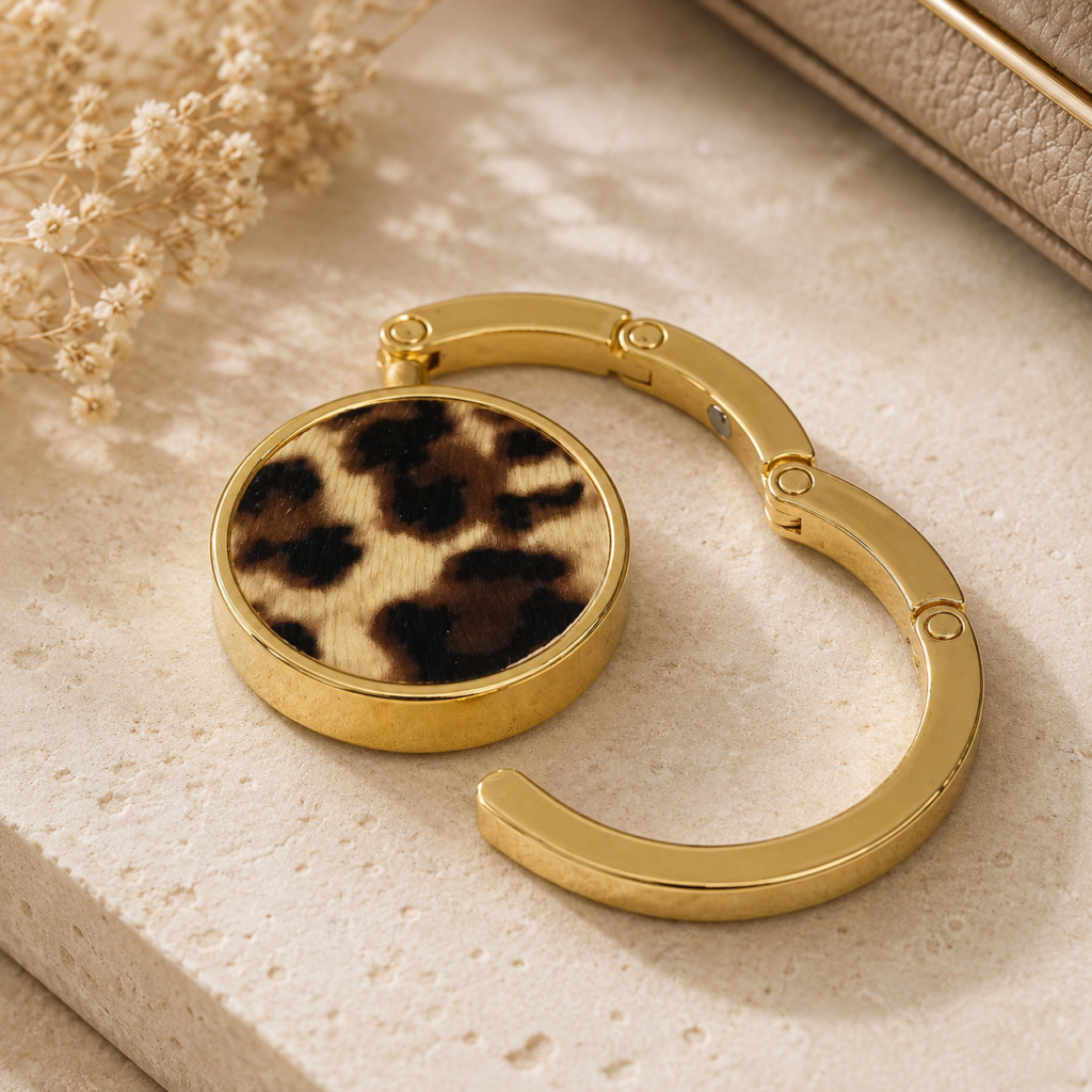 Purse hook Leopard